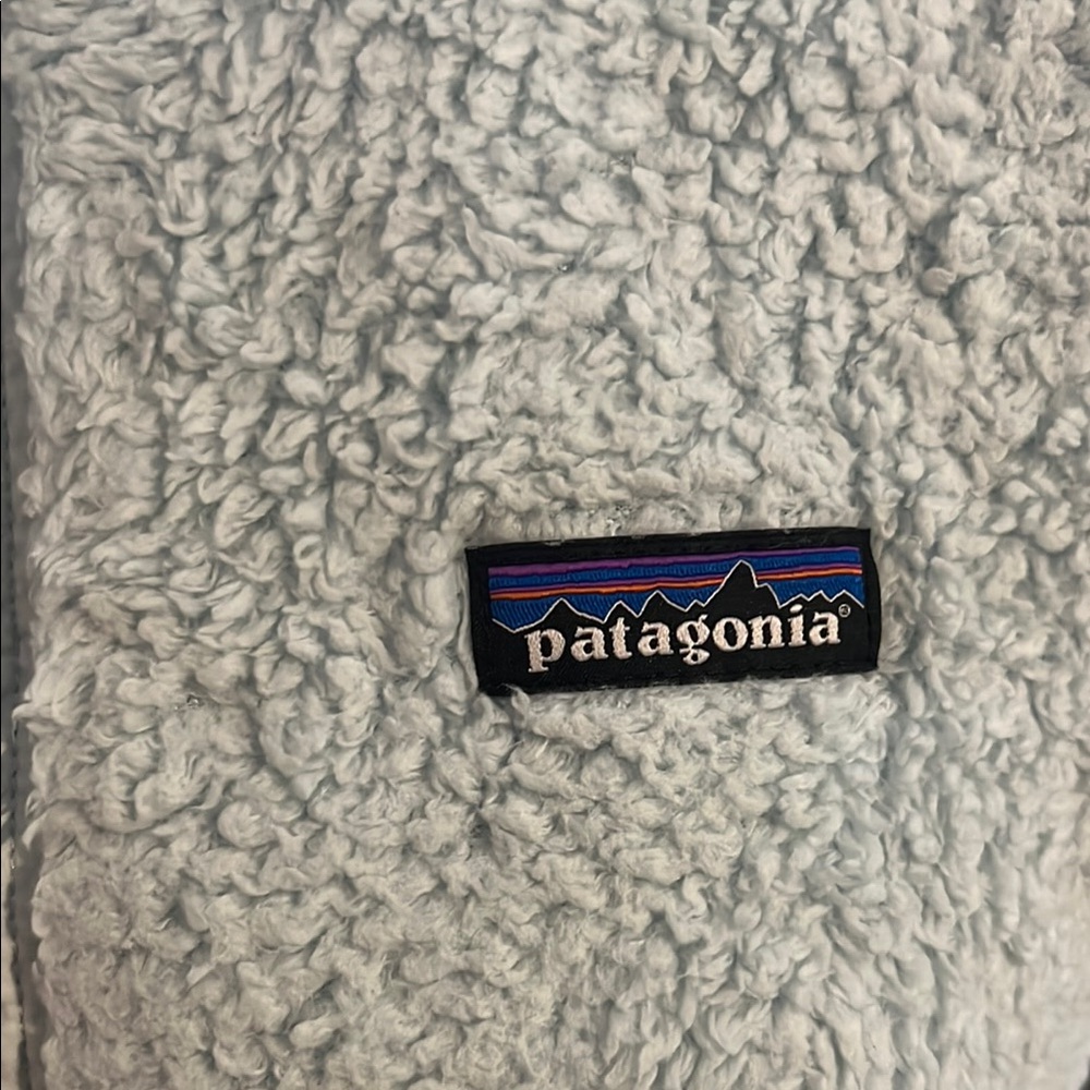 Patagonia Los Gatos Fleece Vest baby blueXS Sherpa Hiking Outdoor - Picture 3 of 10